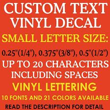 14 38 12 0.25 0.375 0.5 Custom Vinyl Decal Toy Model Rc Name Number