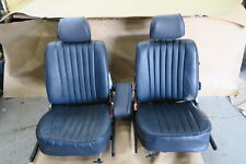 73-85 Mercedes R107 Set Of 2 Front Left Right Leather Seat Oem