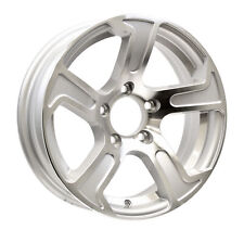 Aluminum Trailer Wheel 15x5 15 Inch Rim Silver Machined 5 Lug Pdsu55545sm