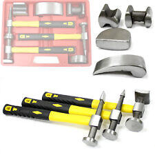 7pc Heavy Duty Drop Forged Hammer Dolly Tool Kit For Fender Auto Body Repair