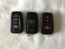 Lot Of 3 Oem 4 Button Toyota Rav4 Smart Key Keyless Remote Fob Hyq14fla Used