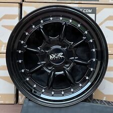 Xxr 002.5 15 X 8j Et20 4x100 Gloss Black Set Of 4 Wheels Mazda Miata Mx5 Na Nb