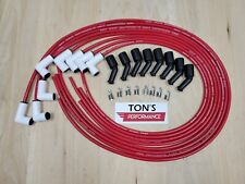 Tons Spark Plug Wires Ceramic Universal Length 90 Boot Ls 4.8 5.3 6.0 Red