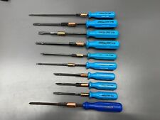 J Vintage Channellock 10pc Screw Holding Screwdriver Set - Made In Usa