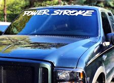 Powerstroke Windshield Banner Decal Ford Trucks 4x36 Sticker Power Stroke 310