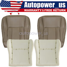 For 96-02 Toyota 4runner Front Leather Bottom Seat Cover Foam Cushion Oak Tan