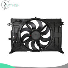 Radiator Condenser Cooling Fan Assembly Electric For 15 16-18 Jeep Renegade 1.4l