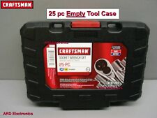 Craftsman 25 Pc Empty Socket Set Storage Case 38 And 14 Drive - No Tools