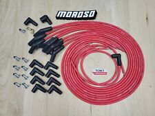 Moroso Ultra Universal V8 135 Deg 8 Cyl Spark Plug Wire Kit Unsleeved Hei 52009