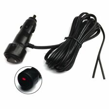 12v Dc 8a Car Cigarette Lighter Socket Accessory Plug Onoff Switch Led 10 Wire