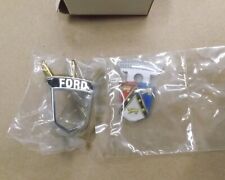 New 1955 56 Ford Thunderbird Ford Crest Emblem With Chrome Retainer