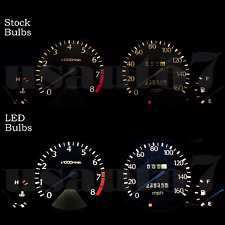 Dash Instrument Cluster Gauge White Led Lights Bulbs Kit Fits 94-97 Honda Accord