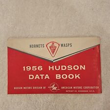 1956 Hudson Hornets Wasp Original Data Book Stand Out Cars Of The Year