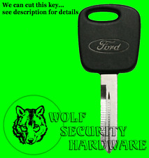 Ford Oval Logo Oem Pats Transponder Rfid Security Chip Key Blank In Stock