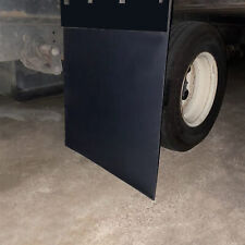 Pair Universal Rubber Pickup Semi-truck Mud Flaps Splash Protector 18x20 Black