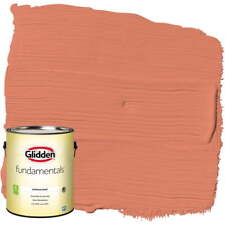 Glidden Fundamentals Interior Paint Summer Sunset Orange Flat 1 Gallon