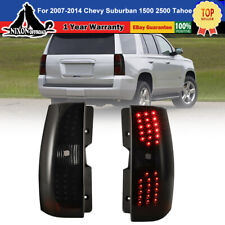 Led Tail Lights For 2007-2014 Chevy Suburban 1500 2500 Tahoe Brake Rear Lamps