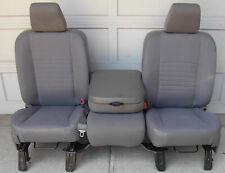 2002 - 2008 Dodge Ram 1500 2500 3500 Front Cloth Seats Center Console Jump Seat