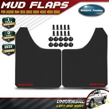 2pcs Black Universal Splash Guards Mud Flaps Mudguard For Dodge Car Pickup Truck