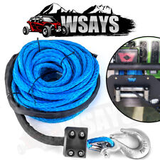516 X50 Synthetic Winch Rope 12000lb Hook Stopper For Utv Jeep Winch Fairlead