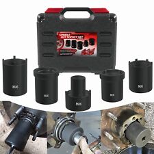 5 Pcs Spindle Nut Sockets Axle Nut Socket Set For Ford Chevy Dodge 12 Drive