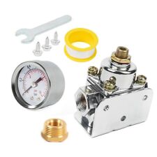 Low Fuel Pressure Regulator Gauge Kit Holley Carburetor Carb Quick Fuel 12-804
