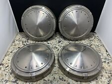 68 69 70 71 72 Plymouth Division Dog Dish Hub Caps 9 Stainless Set Of 4 Oem