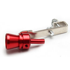 1x Car Exhaust Pipe Red Turbo Sound Whistle Simulator Roar Maker Loud M