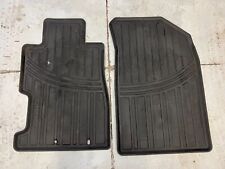 01-05 Honda Civic Black Rubber Floor Mats Oem Factory All Weather Front