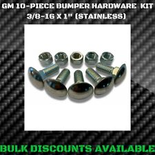 1960-1999 Ck 1500 Pickup Front Rear Chrome Bumper Bolts Nuts 38 Stainless Gm
