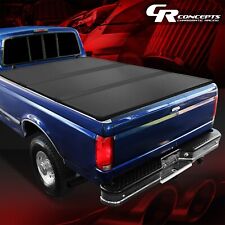 Hard Solid Tri-fold Tonneau Cover For 73-98 Ford F-series 6.5ft Bed Pickup Truck