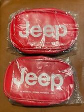 Vintage Nos Kc Hilites Red Jeep Rectangle Soft Padded Light Covers