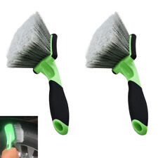2 Pcs Hand Auto Wheel Brush For Car Detailing Tire Rim Cleaning Washing Us Stock