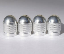 Silver Dome Aluminum Tire Valve Caps - Sets Of 4 8 12 Or 20 - Universal