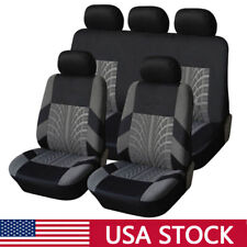 For Toyota Auto Car Seat Cover Full Set 5-seats Front Rear Protector 9pcs