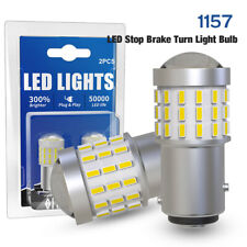 1157 Led Tail Brake Stop Reverse Parking Turn Signal Light Bulbs P215w White