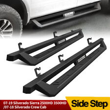 Running Boards For 2007-2018 Silverado 1500 Crew Cab 4 Drop Side Step Nerf Bars