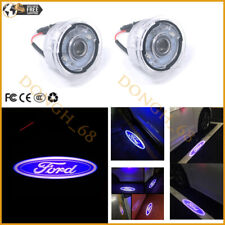 Side Rear View Mirror Led Light Projector Emblem For Ford F-150 2007-2014