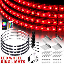 4x 15.5 Led Wheel Ring Rim Lights Rgb Color Turn Signal Ip68 Bluetooth App