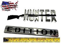 Hunter Edition High Quality Trunk Emblem Truck Car Logo Decal Sign Bumper Badge