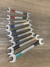 Vintage Craftsman Usa Open End Combination Wrench Lot V-codes Used