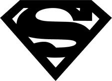 Superman Logo Comicbook Superhero Stickerdecal Marvel Neo Chrome Colors Avail.