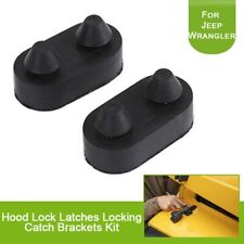 Locking Catch Brackets For Jeep Wrangler Tj Hood Kit Rubber Accessories
