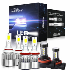 For Honda Crosstour 2012 2013 2014 2015 6x Led Fog Lights Headlight Bulbs 6000k