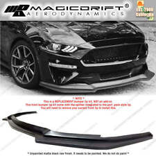 For 18-20 Ford Mustang Gt Perf. Style Front Bumper Chin Lip Spoiler Kit