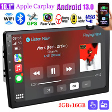 10.1 Android 13 Carplay Gps Navi Wifi Double 2din Touch Screen Car Stereo Radio