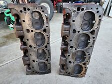 Small Block Chevy Sbc Camel Hump Fuelie Iron Cylinder Heads Local Pickup Only