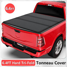 Frp Hard Tri-fold Tonneau Cover For 02-24 Ram 1500 03-24 2500 3500 6.4ft