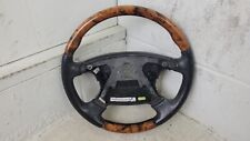 2004-2009 Jaguar Xj8 Oem Black Leather Woodgrain Steering Wheel