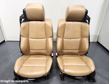 08-13 Oem Bmw E93 M3 Front Driver Passenger Seats Novillo Bamboo Leather Heated
